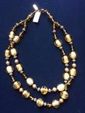 Italian glass bead necklace