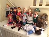 collection of world dolls, Huck Finn doll and Sigikid Furry animal