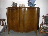 Antique Cabinet with Marble Top