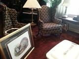 Southwood chairs and Chapman brass floor lamp!