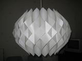Danish modern pendant lamp (white) $100