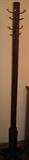 Antique hand made coat/hat rack