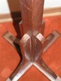 Vintage kitchen table and two chairs in rough shape