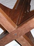 Vintage kitchen table and two chairs in rough shape