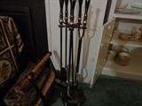 Fireplace tool set