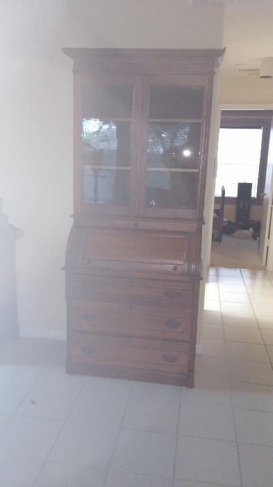 wood vintage cabinet