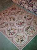 Large Needlepoint tapestry rug