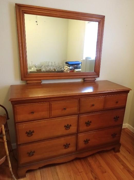 Sumter Cabinet Company single dresser with mirror.  A great find for someone who could use extra storge or wants to reinvent this piece.
