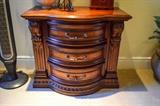 3 drawer side table $285