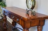 Side console/table, Hickory white,Furniture only, no other items pictured