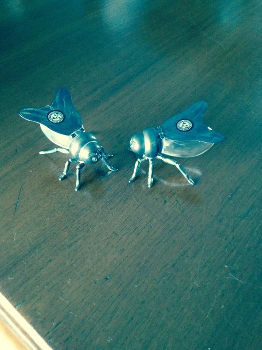 Silver plate bug Salt and Pepper!
