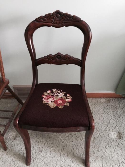 Victorian Needlepoint chair
