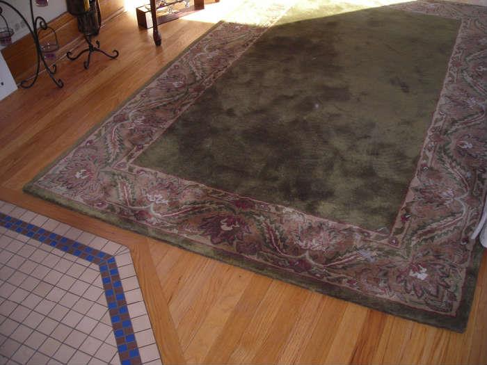 One of the many rugs thru out the house
