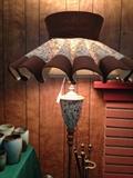 Ruffle lamp detail