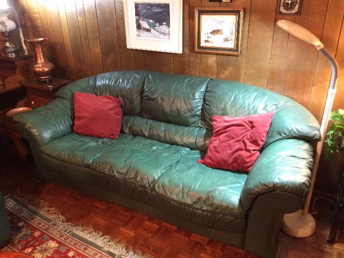 Natuzzi leather sofa