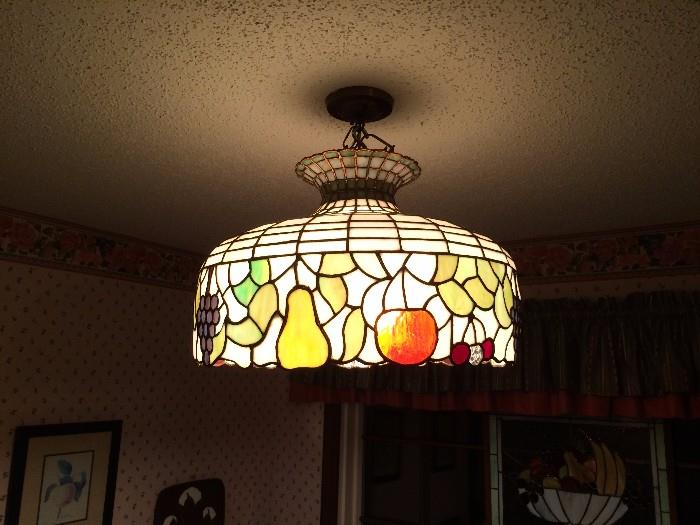 custom made stained glass lamp