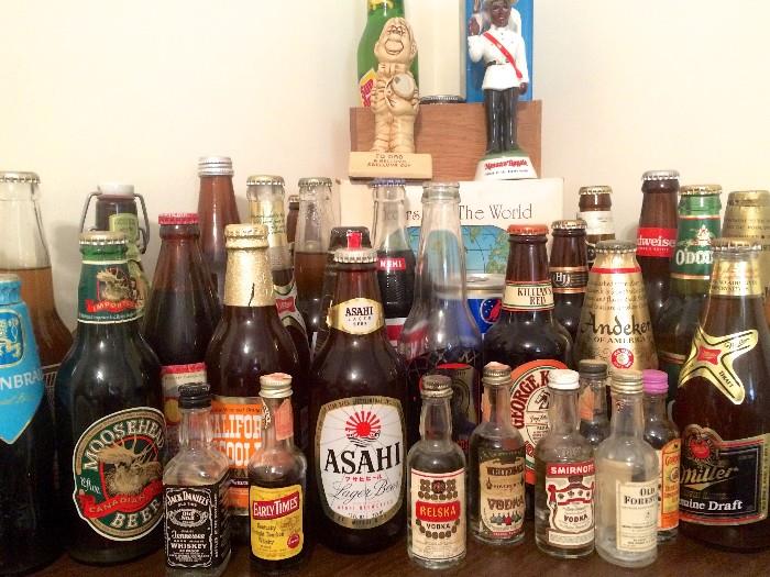 Large collection of cans/bottles, both alcoholic and non-alcoholic, from many brands/places