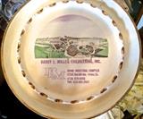 Vintage oversized advertising ashtray