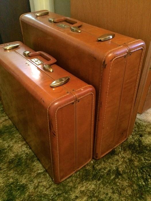 Gorgeous mid-century Samsonite suitcases