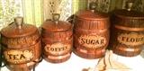 Treasure Craft canister set, great condition