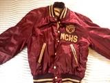 Wow. Very vintage Morgan County High School satin lettermans' jacket in good condition