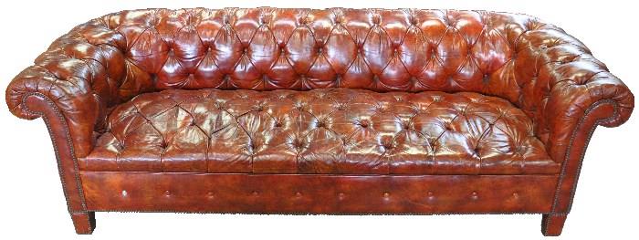Baker Chesterfield Sofa, As Is. (Missing some Buttons).
