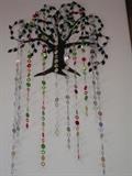 Metal tree wall art