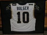 St. Louis Ram's signed/framed jersey Kurt Bulger