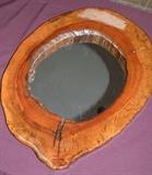 Handmade wood mirror