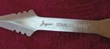 Jaguar stainless steel throwing knife