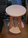 Crafted by a Chicago Artist. Name signed on 3rd leg of stool.
