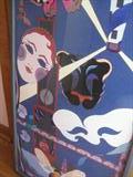 Client is calling this piece Madri Gras Blue. It's framed under glass by Ross Wetzel - Wilmet, IL
41" H x 19" W x 2" D