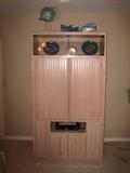 Entertainment Center is 24 inches deep x 43 inches wide x 78 inches high