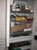 Storage cabinets with candle making supplies