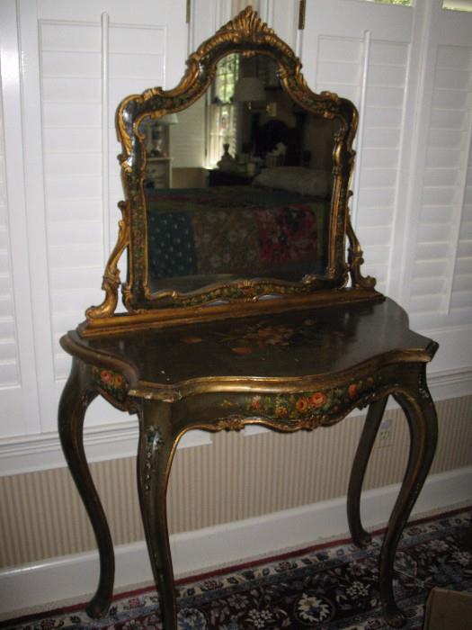 Handpainted vanity. The picture does not do it justice.Stunning!