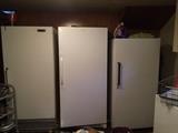 3 upright freezers