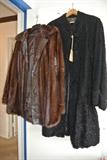 Mink Jacket and Persian Lamb Coat