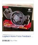 Logitech Force Feedback Racing Wheel and Foot Pedals
