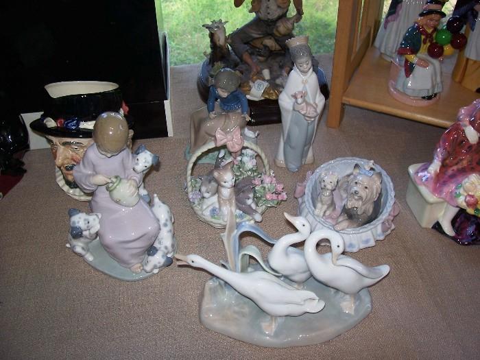 Lladro figures - some have the box