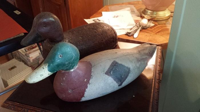 Several old duck decoys