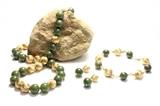 Lot #173 3 piece stone and gold set