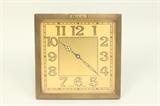 Lot #186 14kt gold 3 day Swiss table clock