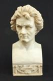 Lot #253 Rosi, Marble Bust of Beethoven
