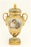 Lot #1284 Royal Vienna covered urn