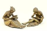 Lot #529 19th century bronze figures
