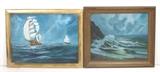 Lot #1416 Frank Ferruzza, Two Seascapes