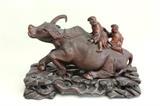 Lot #1453 Chinese carved Water Buffalo