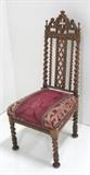 Lot #97 Victorian side chair