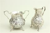 Lot #223 Spence Co. sterling creamer, sugar