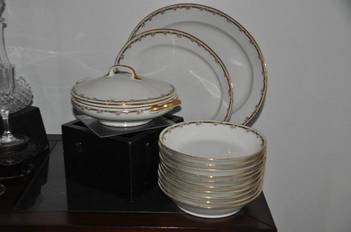 Additional serving pieces for Limoges' china